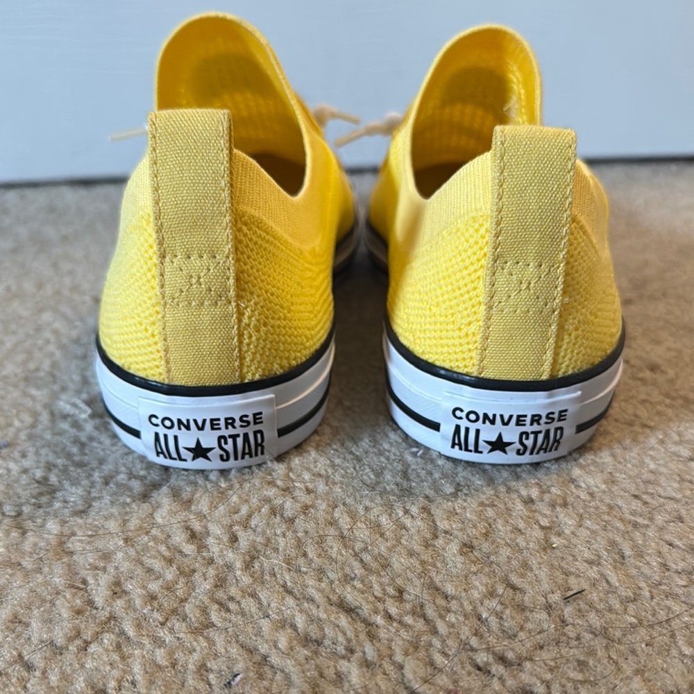 Converse Women’s Bright Yellow Sneakers - Picture 4 of 6